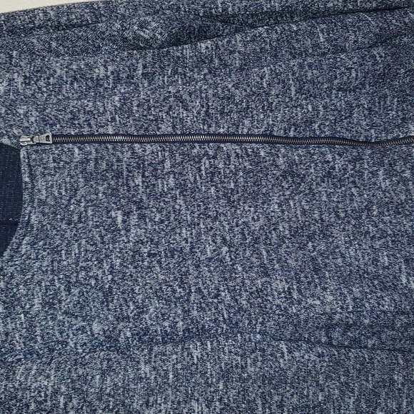 Two by Vince Camuto Blue Moto Cardigan Blazer Career Work Sweater Large - Picture 5 of 5